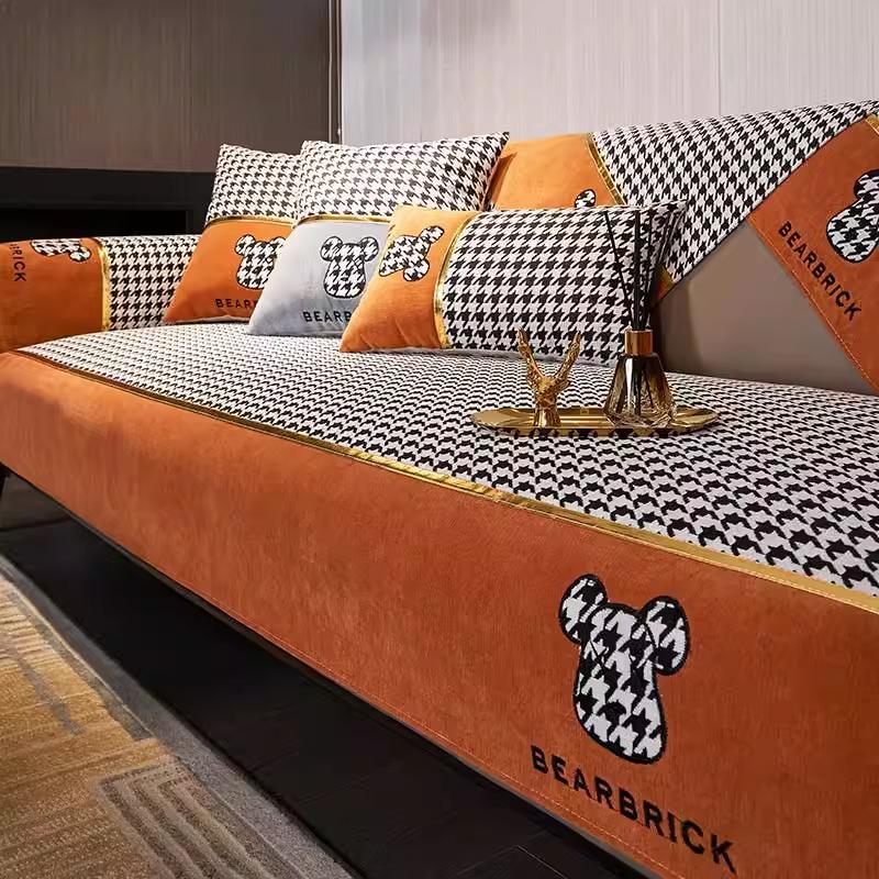 Qiandongge Sofa Cushion, Seat Cushion, Universal In All Seasons, Non-Slip Sofa Cover, Anti-Cat Scratch, High-End New Sofa Cover 70*70cm
Qiandongge Sofa Cushion, Seat Cushion, Universal In All Seasons, Non-Slip Sofa Cover, Anti-Cat Scratch, High-End New Sofa Cover 70*70cm