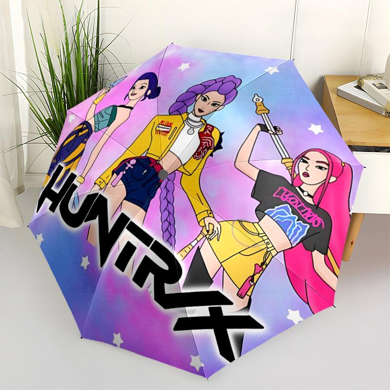 1pc Huntrix Automatic Open/Close Umbrella - Compact Travel Umbrella with 8-Rib Durable Frame, Portable for Commuting, yy251023053
1pc Huntrix Automatic Open/Close Umbrella - Compact Travel Umbrella with 8-Rib Durable Frame, Portable for Commuting, yy251023053