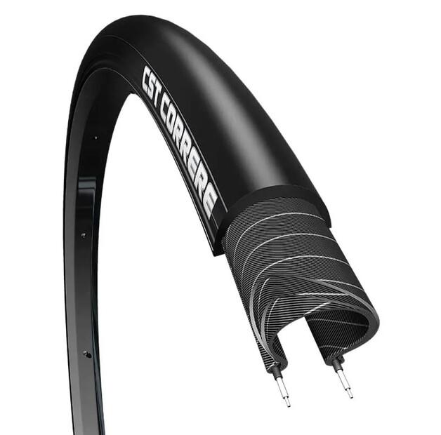 CST Premium Correre Tubeless 28´´-Tubeless 700 x 25C жесткая дорожная шина 700C x 25 
CST Premium Correre Tubeless 28´´-Tubeless 700 x 25C жесткая дорожная шина 700C x 25