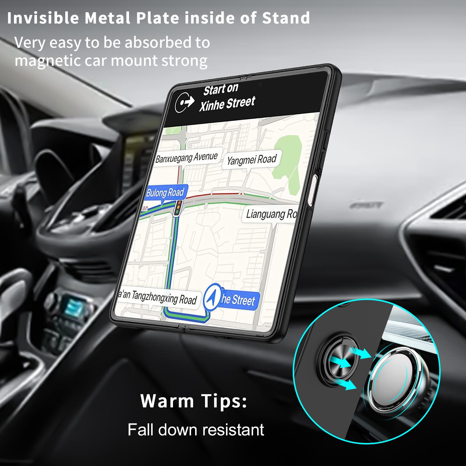 For Samsung Galaxy Z Fold5 5G Ring Kickstand Phone Case Support Car Mount Hard PC Protective Cover Black
For Samsung Galaxy Z Fold5 5G Ring Kickstand Phone Case Support Car Mount Hard PC Protective Cover Black