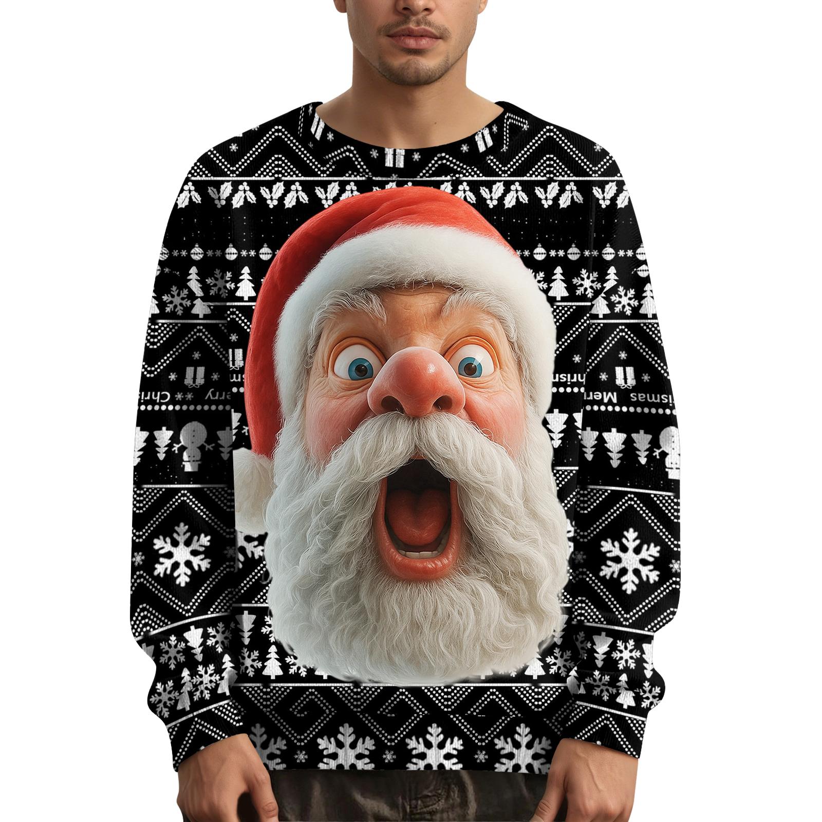 Men s Christmas Printed Collar Sweater M
Men s Christmas Printed Collar Sweater M