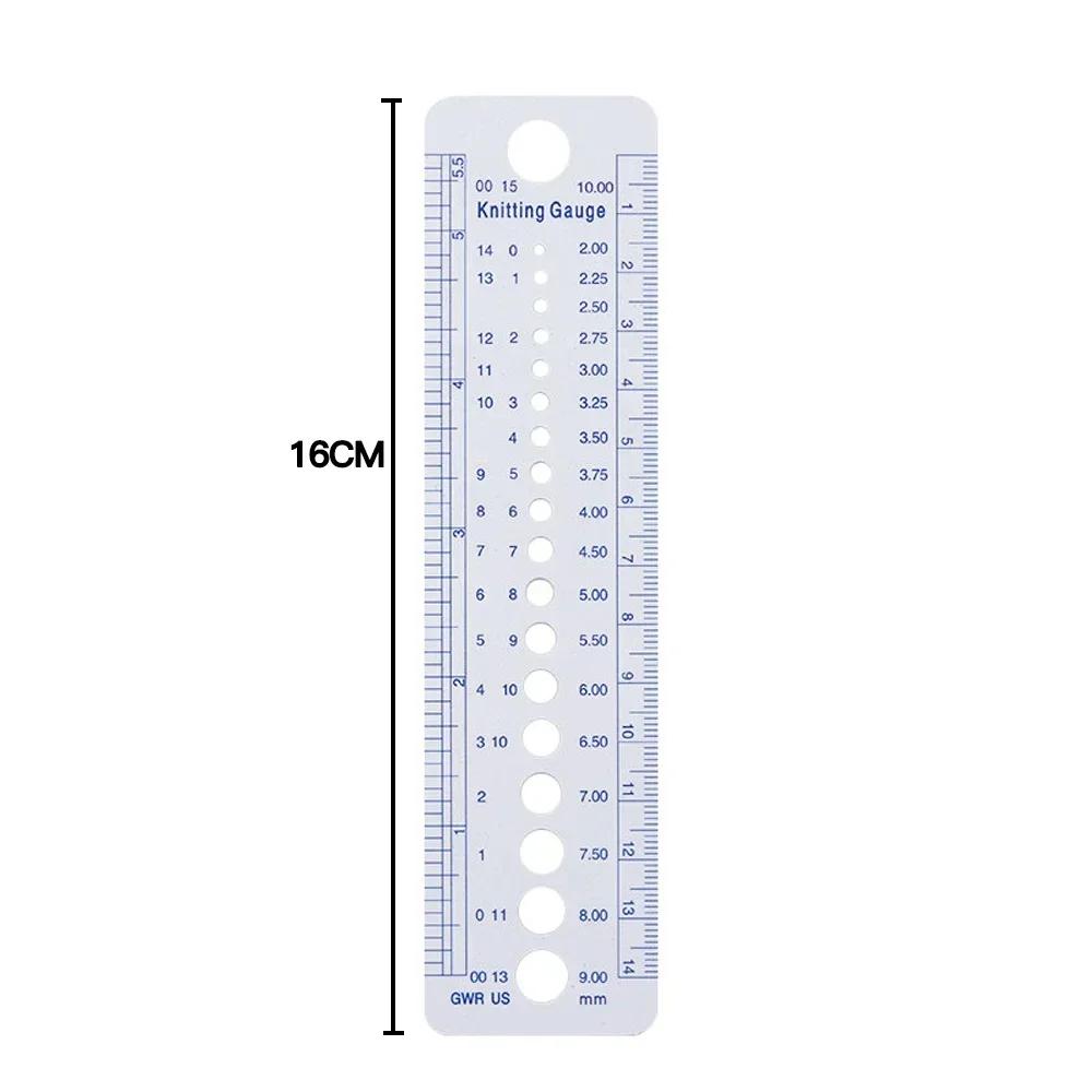 New 1Pc Rule Knitting Accessories Inch Inch Sewing Ruler Plastic Ruler Needle Gauge Size Measurement Sewing Knitting Tool Kawaii
New 1Pc Rule Knitting Accessories Inch Inch Sewing Ruler Plastic Ruler Needle Gauge Size Measurement Sewing Knitting Tool Kawaii