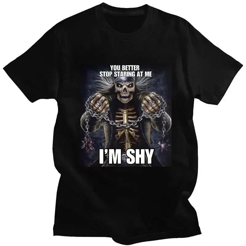 Short Sleeved Round Neck Y2k Tshirt Men Clothing New Top Tees Mens T-Shirt I Am Afraid of Talking To Women Hard Skeleton Meme... 5XL різнокольоровий
Short Sleeved Round Neck Y2k Tshirt Men Clothing New Top Tees Mens T-Shirt I Am Afraid of Talking To Women Hard Skeleton Meme... 5XL різнокольоровий