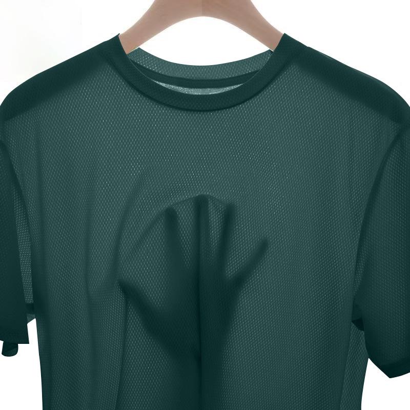 Men’s Ice Silk Mesh Fitness T-Shirt - Loose Fit, Round Neck, Short Sleeve, Breathable, Summer Sportswear 3XL
Men’s Ice Silk Mesh Fitness T-Shirt - Loose Fit, Round Neck, Short Sleeve, Breathable, Summer Sportswear 3XL