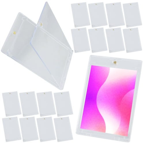 18-Piece Set of Magnetic Trading Card Loaders, Large Capacity, Scratch-Resistant, Display, Portable, Transparent
18-Piece Set of Magnetic Trading Card Loaders, Large Capacity, Scratch-Resistant, Display, Portable, Transparent