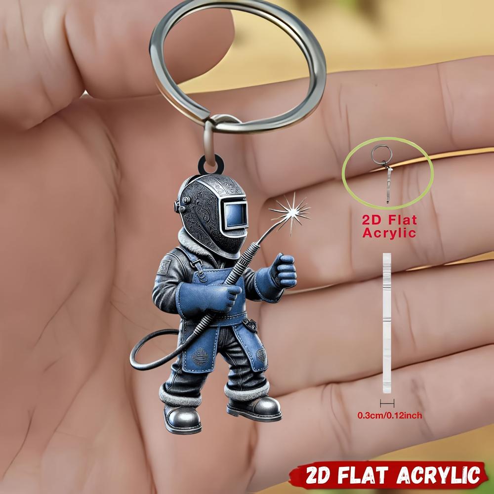 2D акриловый плоский милый акриловый брелок сварщика, подходит для украшения рюкзака и ключей от машины, идеальный подарок для любителей бадминтона, украшение для праздничной вечеринки Style C
2D акриловый плоский милый акриловый брелок сварщика, подходит для украшения рюкзака и ключей от машины, идеальный подарок для любителей бадминтона, украшение для праздничной вечеринки Style C