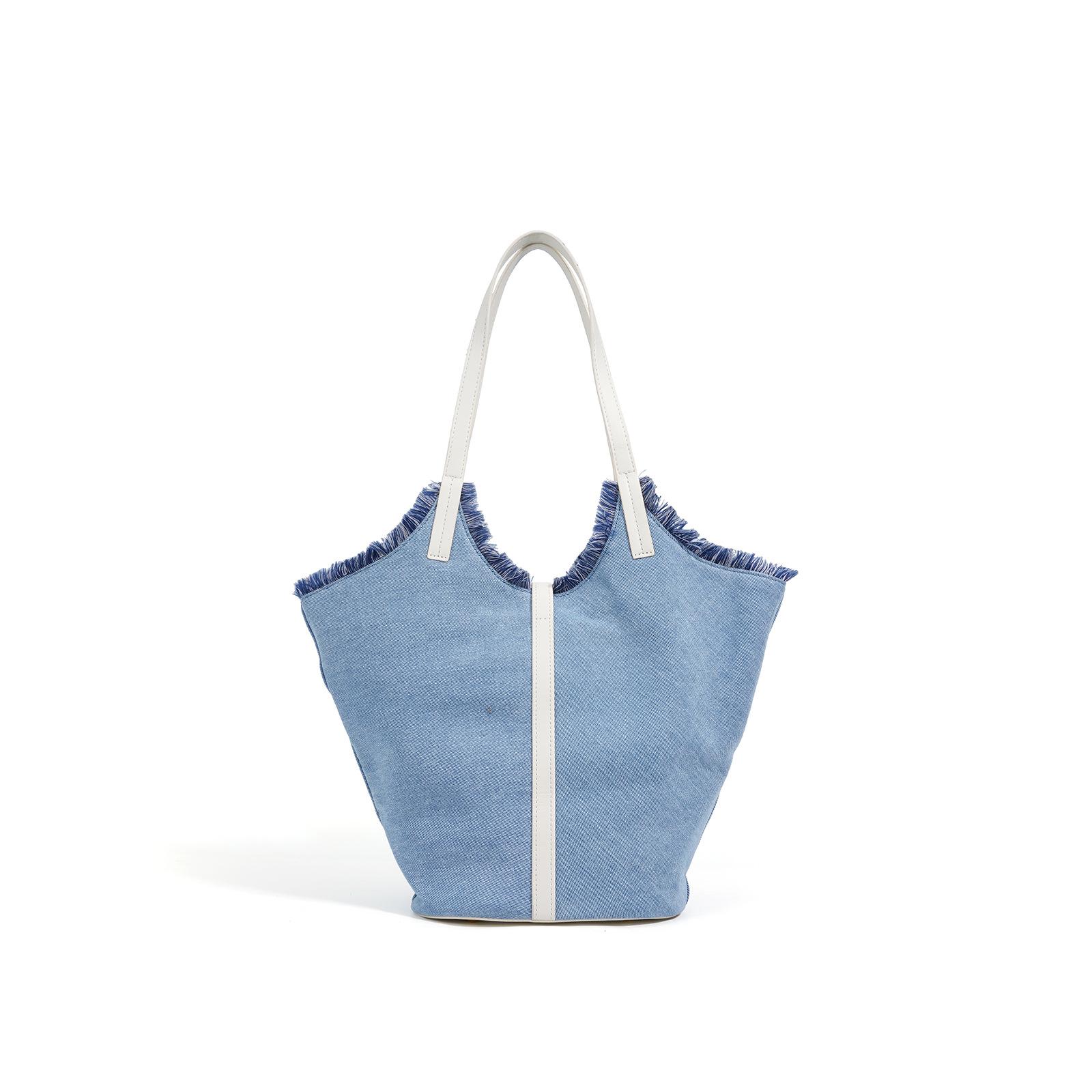 2025 new niche design shoulder bag large capacity retro bag denim tassel tote bag versatile handbag
2025 new niche design shoulder bag large capacity retro bag denim tassel tote bag versatile handbag