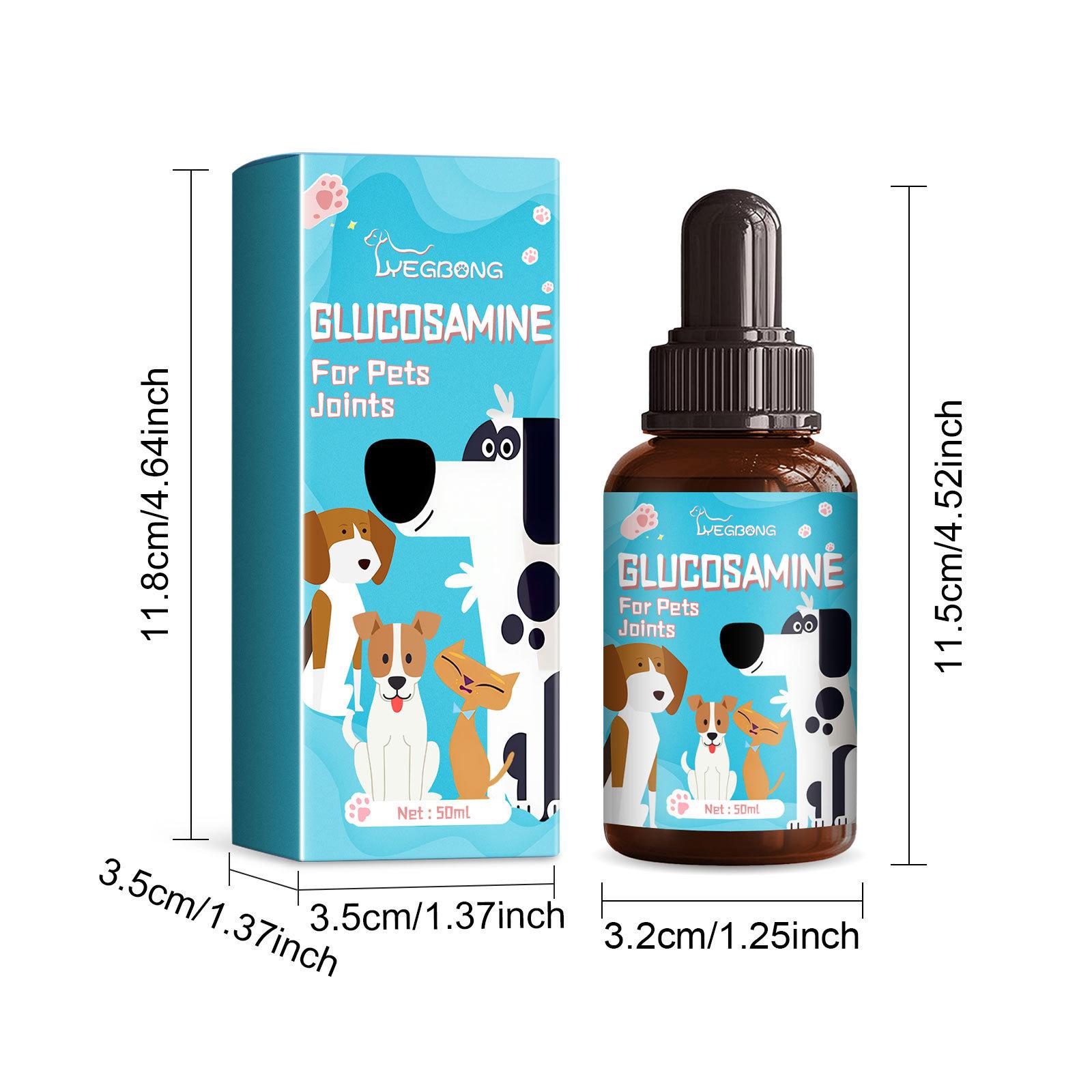 Yegbong Glucosamine для собак | Поддерживает здоровье бедер, суставов и многого другого | Глюкозамин для собак | Добавка для суставов собак | Глюкозамин и хондроитин для собак 50ml
Yegbong Glucosamine для собак | Поддерживает здоровье бедер, суставов и многого другого | Глюкозамин для собак | Добавка для суставов собак | Глюкозамин и хондроитин для собак 50ml