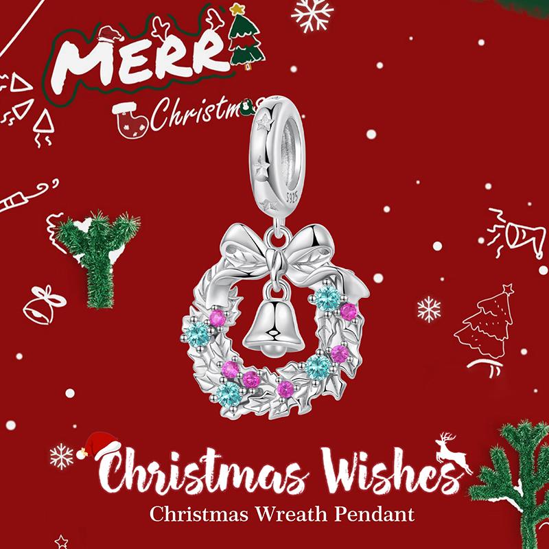 WOSTU Real 925 Silver Christmas Tree Bead CZ Santa Claus Charm Snowman Pendant DIY Bracelet Necklace Jewelry
WOSTU Real 925 Silver Christmas Tree Bead CZ Santa Claus Charm Snowman Pendant DIY Bracelet Necklace Jewelry