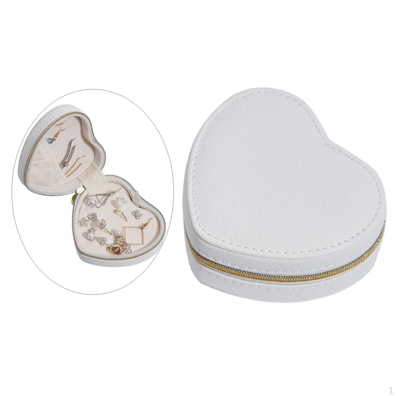 Кейс для зберігання сережок для косметики, краси, намиста з гладкою блискавкою білий
Кейс для зберігання сережок для косметики, краси, намиста з гладкою блискавкою білий