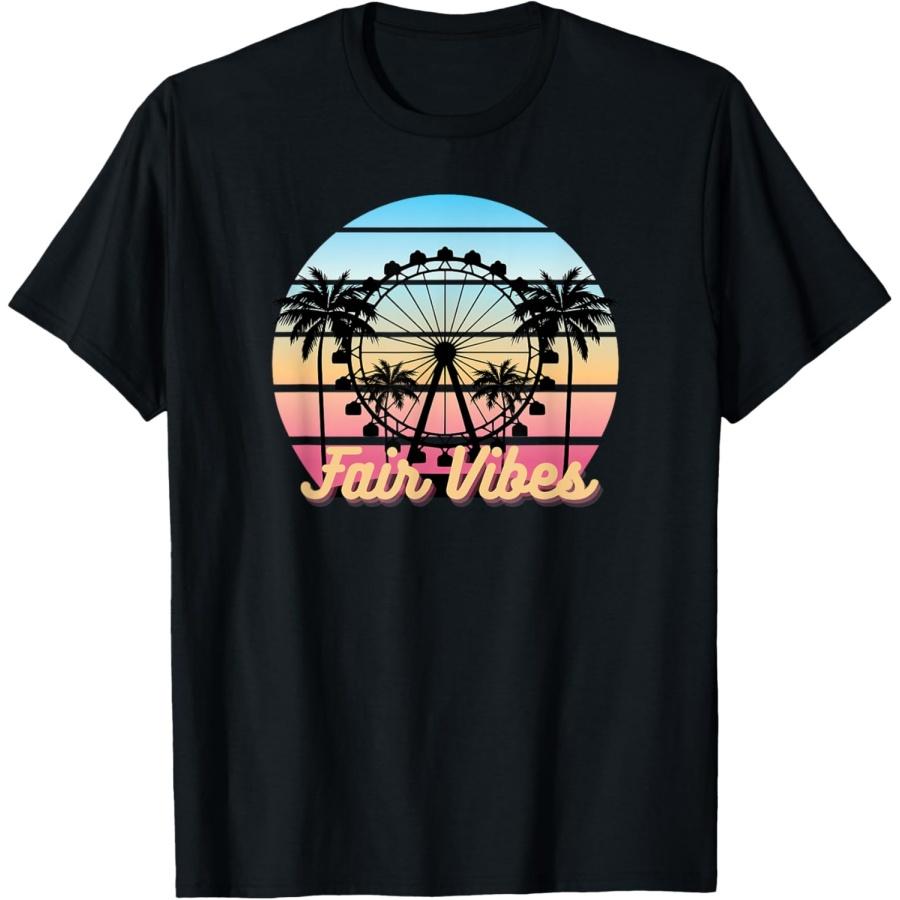 Fair Vibes Ferris Wheel Amusement Ride T-Shirt XXXXXL чорний
Fair Vibes Ferris Wheel Amusement Ride T-Shirt XXXXXL чорний