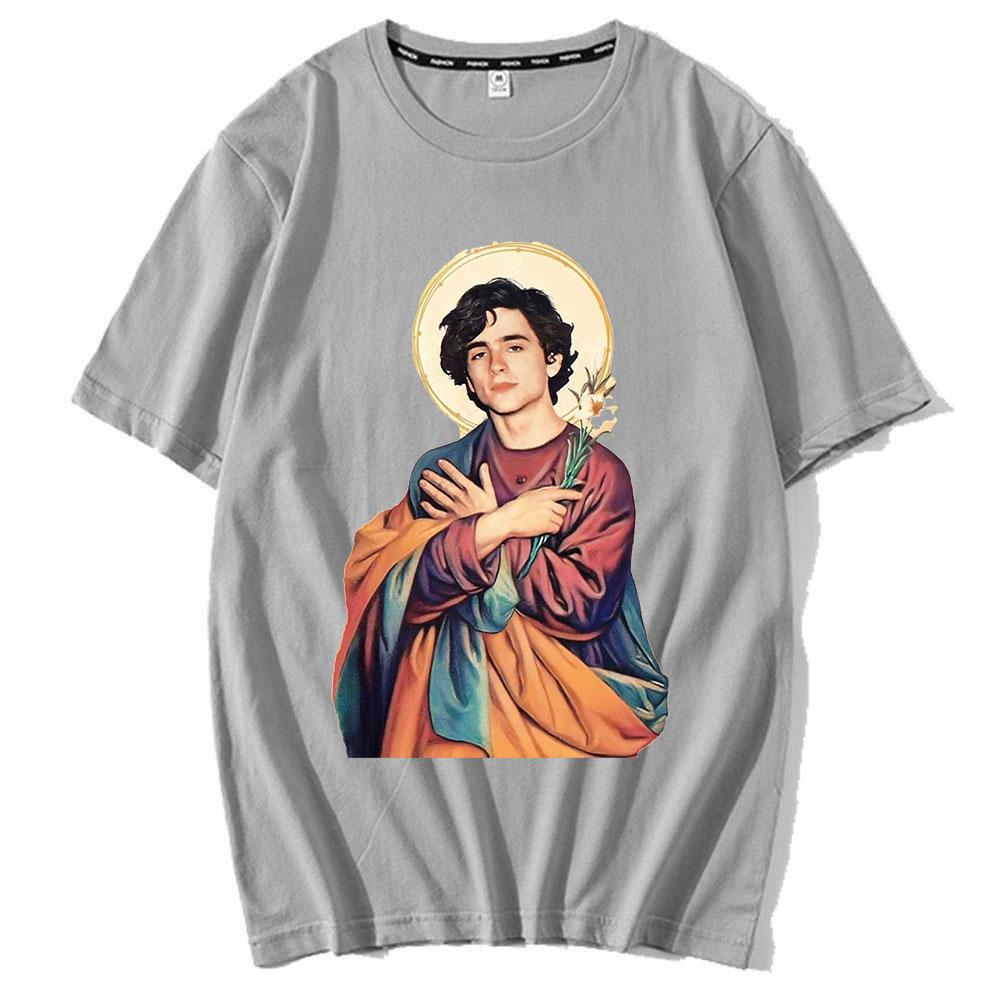 Timothee Chalamet Saint Unisex Fashion Top T Shirt Short Sleeve Retro 90s TV Fan Unisex Summer Trend Soft Casual Oversized T-shirt 4XL
Timothee Chalamet Saint Unisex Fashion Top T Shirt Short Sleeve Retro 90s TV Fan Unisex Summer Trend Soft Casual Oversized T-shirt 4XL