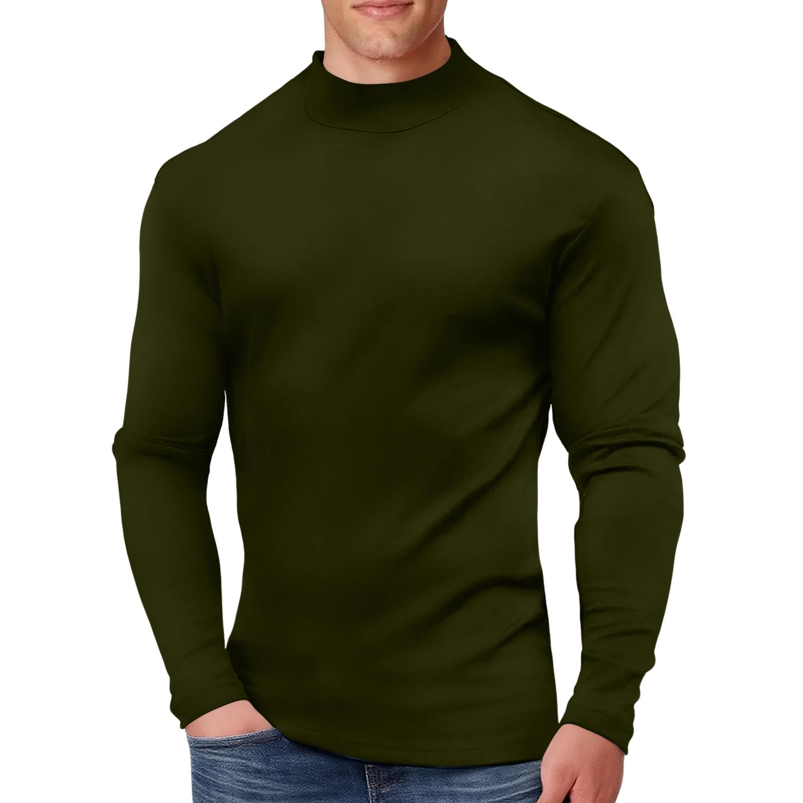 Men s Casual Color High Neck Long Sleeved T-Shirt L
Men s Casual Color High Neck Long Sleeved T-Shirt L