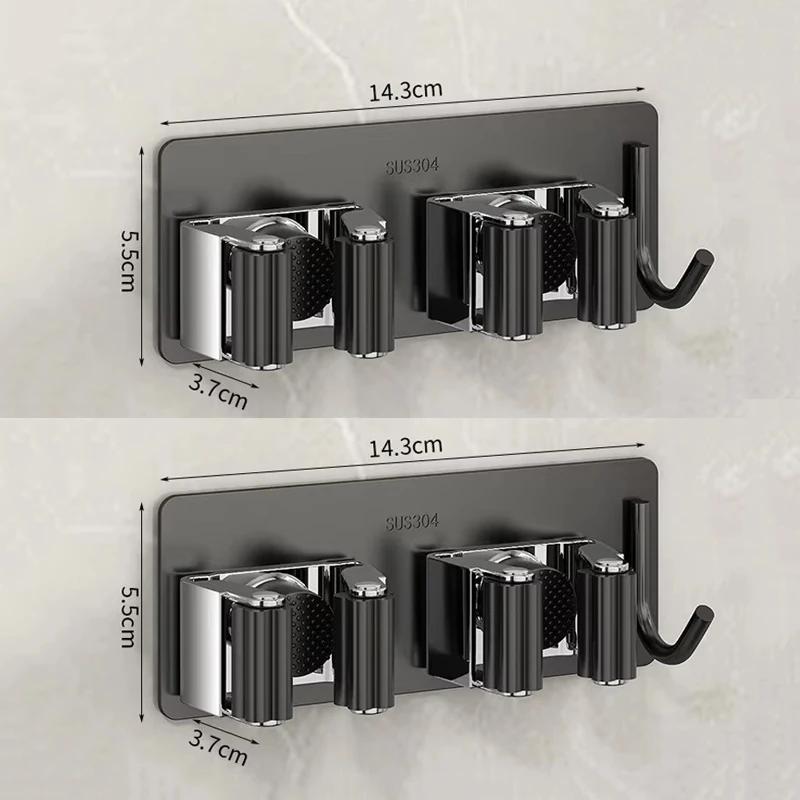 2/3 шт. Настенные держатели для швабры из нержавеющей стали 304, самоклеящиеся, для ванной комнаты, держатели для хранения швабры и веника, полки
2/3 шт. Настенные держатели для швабры из нержавеющей стали 304, самоклеящиеся, для ванной комнаты, держатели для хранения швабры и веника, полки