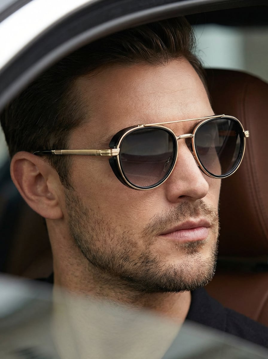 Metal double-beam full-frame pilot glasses with an elegant, sexy, and fashionable design, suitable for daily commuting, outfit p чёрный
Metal double-beam full-frame pilot glasses with an elegant, sexy, and fashionable design, suitable for daily commuting, outfit p чёрный