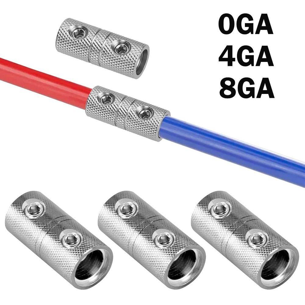 Silver Car Speaker Wire Terminal 0GA 4GA 8GA Audio Amp Input Adapter New Car Audio Connector 0GA
Silver Car Speaker Wire Terminal 0GA 4GA 8GA Audio Amp Input Adapter New Car Audio Connector 0GA