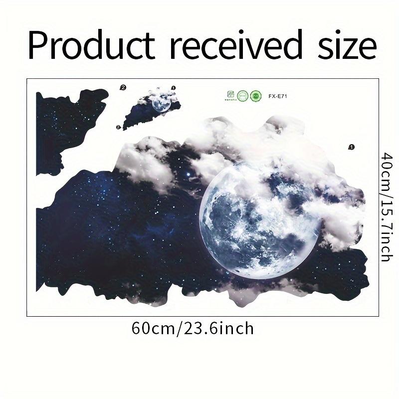 Sky Universe Moon Cloud 3D Wall Stickers Removable Wall Accessories Bedroom Living Room Porch DIY Wall Home Decoration
Sky Universe Moon Cloud 3D Wall Stickers Removable Wall Accessories Bedroom Living Room Porch DIY Wall Home Decoration
