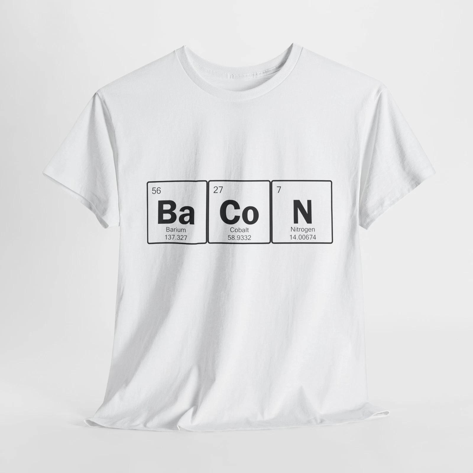 Bacon Elements T shirt Periodic Table Tee Shirt Unisex Heavy Cotton Men s Tee S
Bacon Elements T shirt Periodic Table Tee Shirt Unisex Heavy Cotton Men s Tee S