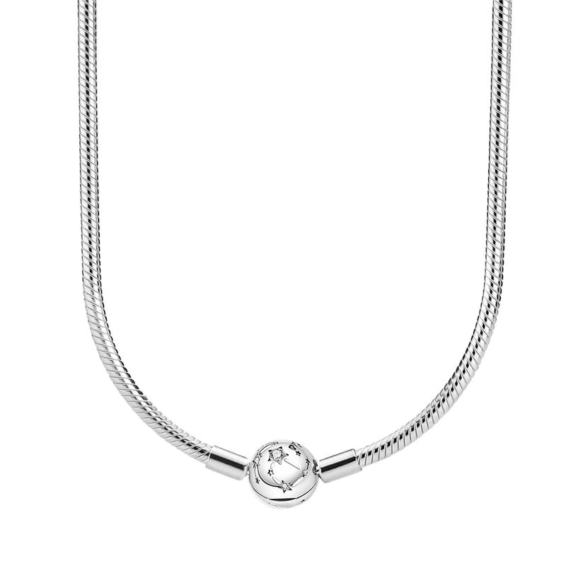 New 925 Love Shell Snake Bone Necklace 45-60cm Suitable for 925 Silver Charm Women Necklace DIY Gift 45cm&Commonly&Commonly
New 925 Love Shell Snake Bone Necklace 45-60cm Suitable for 925 Silver Charm Women Necklace DIY Gift 45cm&Commonly&Commonly