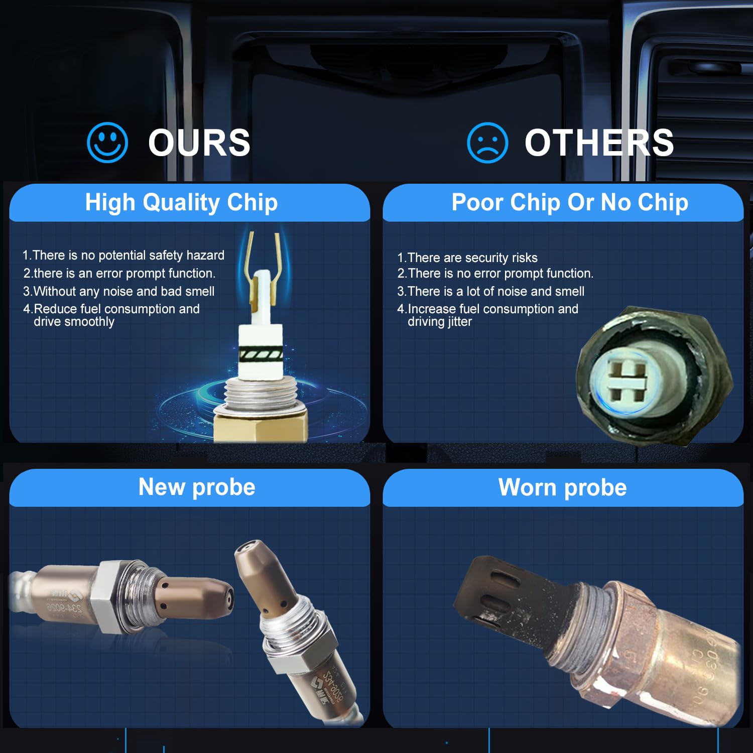 234-9026 Upstream O2 Oxygen Sensor Compatible with Toyota 4Runner Cruiser Sequoia Tacoma Tundra Land Cruiser, Lexus LX570 5.7L GX460 4.6L,
234-9026 Upstream O2 Oxygen Sensor Compatible with Toyota 4Runner Cruiser Sequoia Tacoma Tundra Land Cruiser, Lexus LX570 5.7L GX460 4.6L,