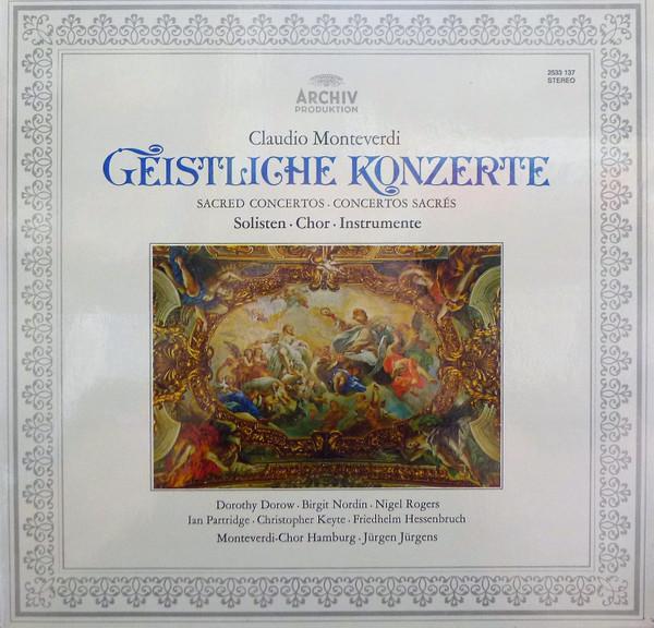 LP Record CLAUDIO MONTEVERDI DOROTHY DOROW Geistliche Konzerte 2533137 ARCHIV PRODUKT Germany Classical Used
LP Record CLAUDIO MONTEVERDI DOROTHY DOROW Geistliche Konzerte 2533137 ARCHIV PRODUKT Germany Classical Used