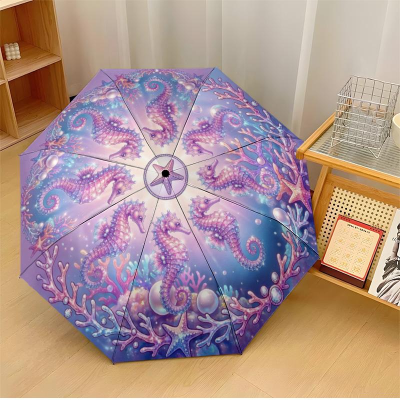 Sea Turtles and Starfish Printed umbrella windproof folding umbrella portable sun and rain umbrella suitable for gifting
Sea Turtles and Starfish Printed umbrella windproof folding umbrella portable sun and rain umbrella suitable for gifting