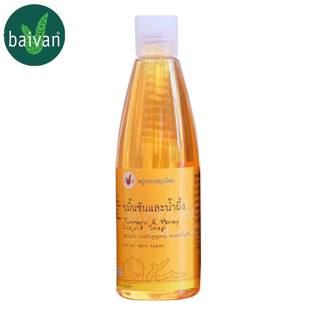 Жидкое мыло Baivan Natural Herbal с куркумой и медом 300 мл - Тайский уход за кожей 300 ml жёлтый
Жидкое мыло Baivan Natural Herbal с куркумой и медом 300 мл - Тайский уход за кожей 300 ml жёлтый