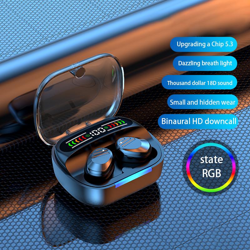 R13 1 Pair Bluetooth-compatible Headsets Wireless In-Ear Headphones Touch Control Earphones White
R13 1 Pair Bluetooth-compatible Headsets Wireless In-Ear Headphones Touch Control Earphones White