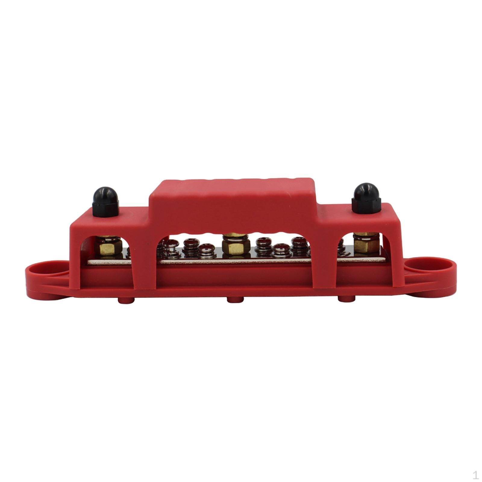 Power Distribution Rated Busbar Fit for Marine Auto Automobiles Rvs with M6 Nuts Red
Power Distribution Rated Busbar Fit for Marine Auto Automobiles Rvs with M6 Nuts Red