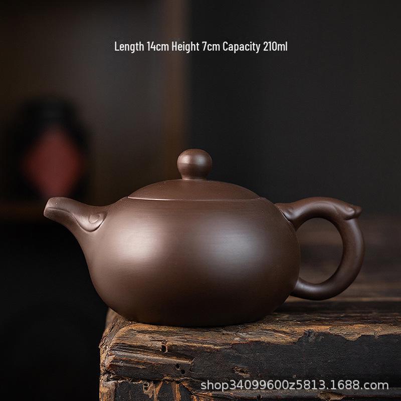 Керамічний чайник Zisha Xishi ручної роботи з фільтром - маленький домашній чайний набір Ruyi Xishi фіолетовий
Керамічний чайник Zisha Xishi ручної роботи з фільтром - маленький домашній чайний набір Ruyi Xishi фіолетовий