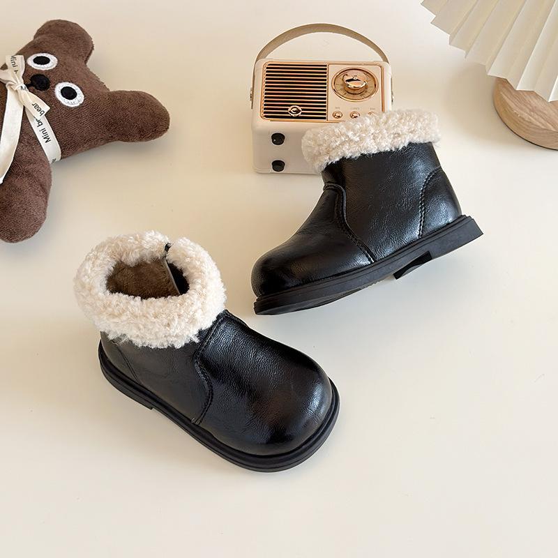 Winter Children s Ankle Boots Girls Boys Cotton Snow Boots Kids Fashion Plush Warm Baby Anti-kick Snow Boot Cotton Shoes 24
Winter Children s Ankle Boots Girls Boys Cotton Snow Boots Kids Fashion Plush Warm Baby Anti-kick Snow Boot Cotton Shoes 24