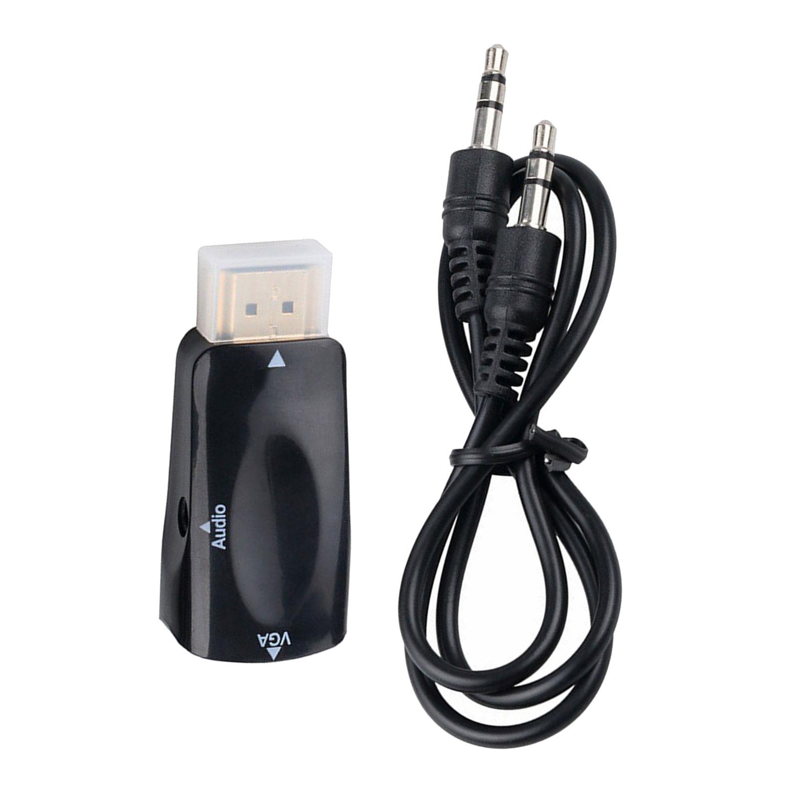 Compactly HDTV to VGA Converter 1080P Resolution Audios Support for Monitors and Projectors Sharpness Picture Quality 1 чорний
Compactly HDTV to VGA Converter 1080P Resolution Audios Support for Monitors and Projectors Sharpness Picture Quality 1 чорний