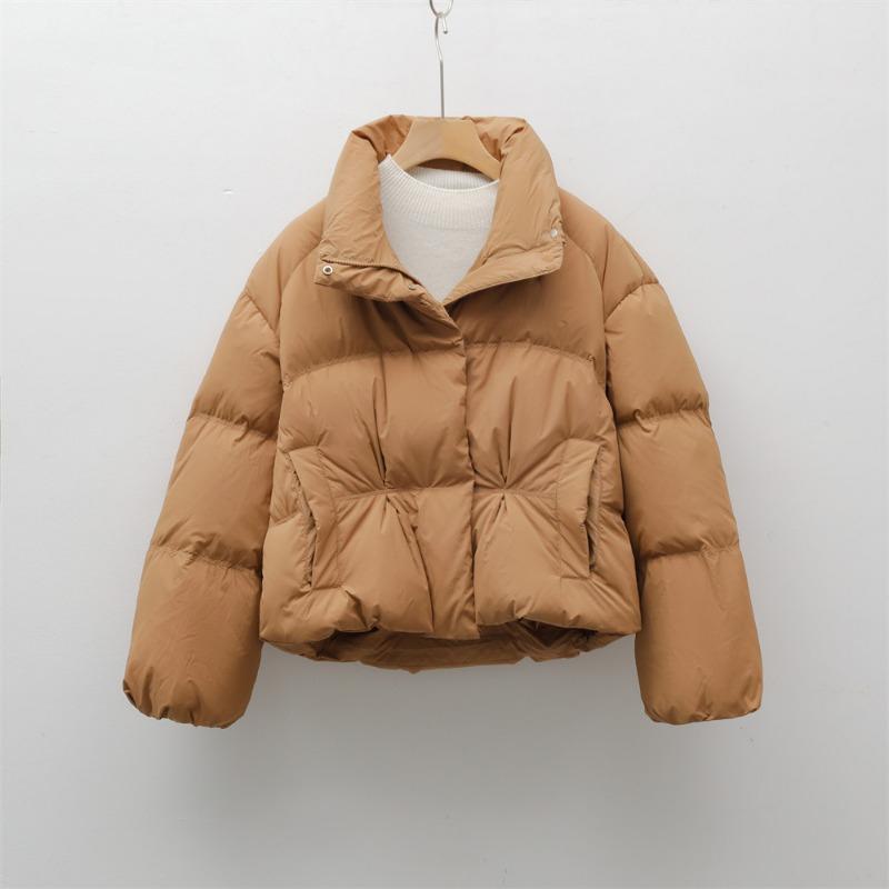 Перо 90% белого утиного пуха, новый национальный стандарт, осень-зима, новый небольшой воротник-стойка, однотонный простой женский пуховик S
Перо 90% белого утиного пуха, новый национальный стандарт, осень-зима, новый небольшой воротник-стойка, однотонный простой женский пуховик S