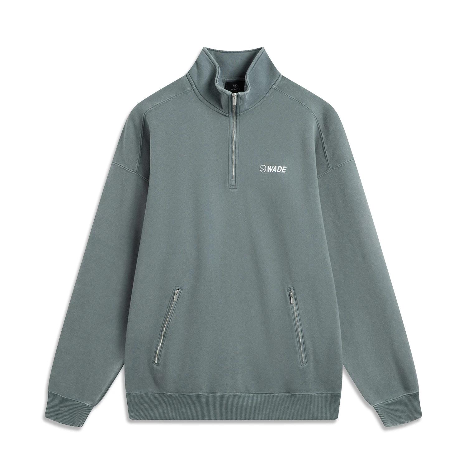 Li-Ning Wade Series Letter Stand Collar Comfortable Breathable Versatile Fleece Warm Sweatshirt Men sweatshirt Storm-Gray Washed AWDV041-7 M
Li-Ning Wade Series Letter Stand Collar Comfortable Breathable Versatile Fleece Warm Sweatshirt Men sweatshirt Storm-Gray Washed AWDV041-7 M