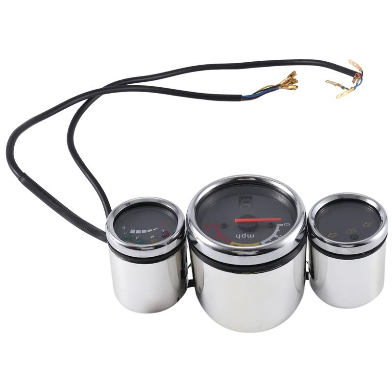 ABLZ-1 Pcs ATV Speedometer Stopwatch Gear Steering Signal Three Meters Easy tall For Longding Big Bull Big Dinosaur, Etc. BlackSilver
ABLZ-1 Pcs ATV Speedometer Stopwatch Gear Steering Signal Three Meters Easy tall For Longding Big Bull Big Dinosaur, Etc. BlackSilver