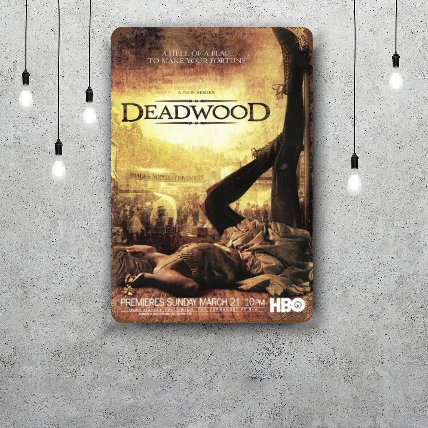 Deadwood Decor Vintage Metal Signs Tin Signs Captain Poster Decor for Bar Pub Club Man Cave Wall Decoration 20x30cm(7.8x11.8inch)
Deadwood Decor Vintage Metal Signs Tin Signs Captain Poster Decor for Bar Pub Club Man Cave Wall Decoration 20x30cm(7.8x11.8inch)