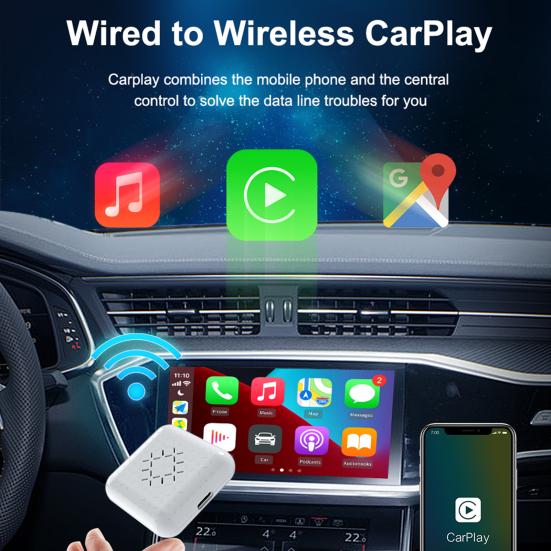 Мини-беспроводная коробка Carplay Box Plug Play, автоматическое подключение, проводное к беспроводной автоматической системе Carplay
Мини-беспроводная коробка Carplay Box Plug Play, автоматическое подключение, проводное к беспроводной автоматической системе Carplay