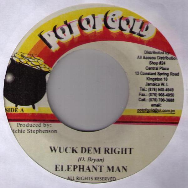 7inch Record ELEPHANT MAN / COPPER CAT - Wuck Dem Right / Neva Stray NONE Pot Of Gold 2003 Jamaica Reggae, Ska & Dub Used
7inch Record ELEPHANT MAN / COPPER CAT - Wuck Dem Right / Neva Stray NONE Pot Of Gold 2003 Jamaica Reggae, Ska & Dub Used