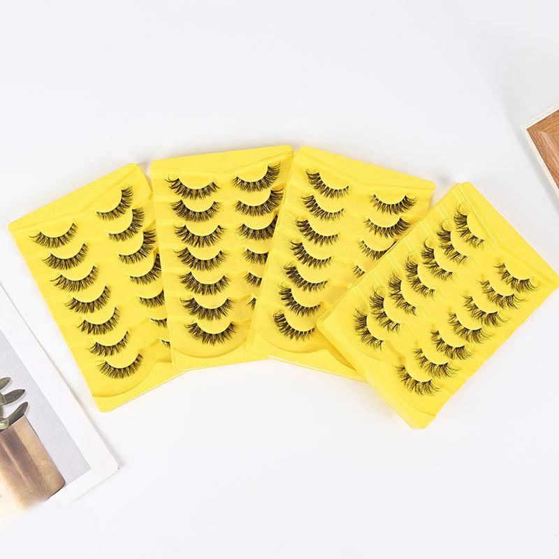 European & American Style Faux Eyelashes - 7 Pairs, Natural, Dense, Curled, Comfortable, Easy to Apply
European & American Style Faux Eyelashes - 7 Pairs, Natural, Dense, Curled, Comfortable, Easy to Apply