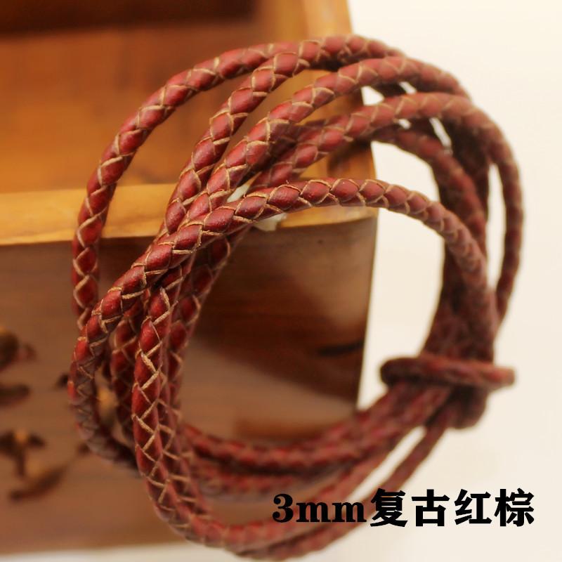 Diy Jewelry Accessories Handmade Material First Layer, Retro And Old 3 4 5Mm Woven Cowhide Rope, Rope 1m
Diy Jewelry Accessories Handmade Material First Layer, Retro And Old 3 4 5Mm Woven Cowhide Rope, Rope 1m