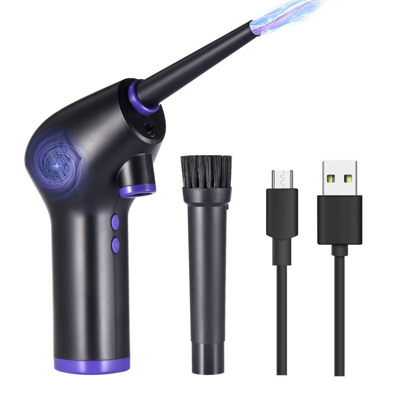 Cordless Air Duster Handheld Rechargeable Dust Blower Cordless Dust Collector for Computers чорний
Cordless Air Duster Handheld Rechargeable Dust Blower Cordless Dust Collector for Computers чорний