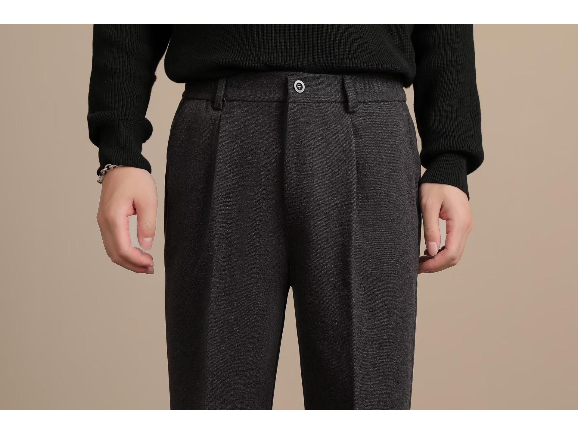 Women s Black Wool Cigarette Pants - High Waist, Straight-Leg, Autumn/Winter, Elastic Waist, Pear Shape, Harem Style, Nine-Tenths Length 31 темно-сірий
Women s Black Wool Cigarette Pants - High Waist, Straight-Leg, Autumn/Winter, Elastic Waist, Pear Shape, Harem Style, Nine-Tenths Length 31 темно-сірий