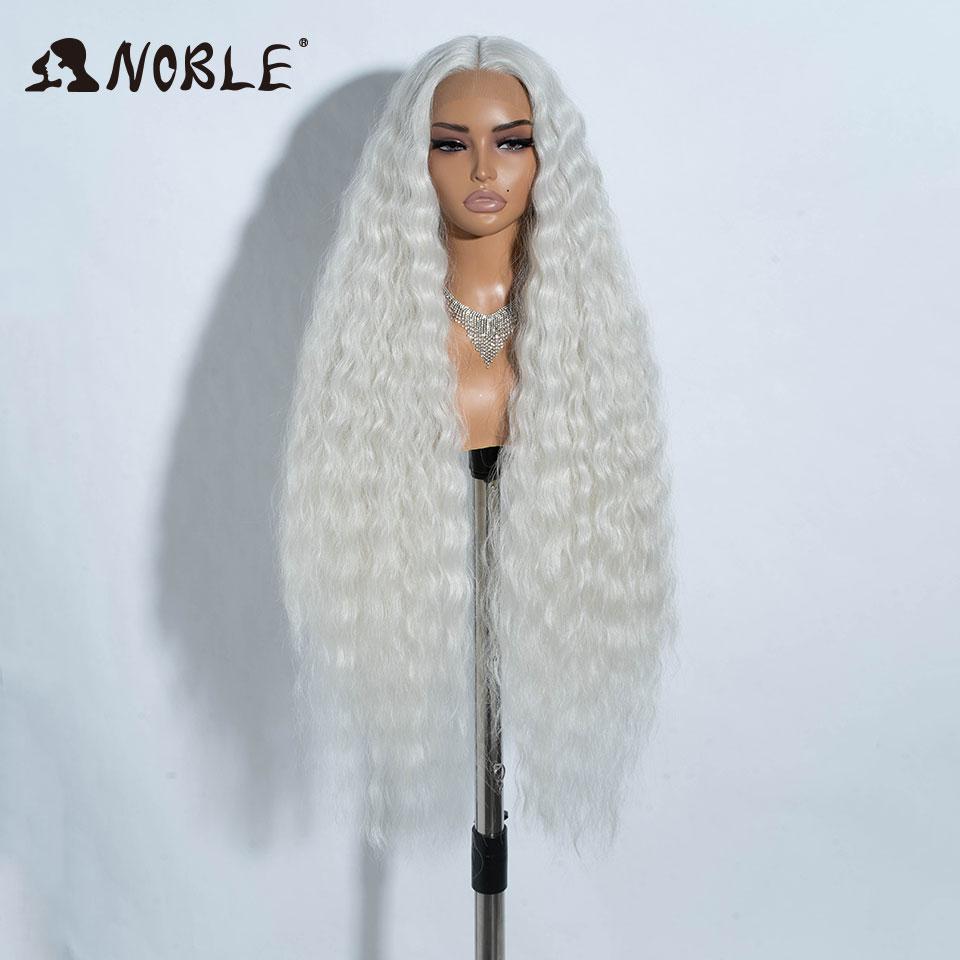 Noble 42 Inch Extra Long Water Wave Synthetic Lace Front Wig Ombre Brown Highlight Glueless Heat Resistant Curly Wig For Women (as the picture,150%&42inches&Lace Front)
Noble 42 Inch Extra Long Water Wave Synthetic Lace Front Wig Ombre Brown Highlight Glueless Heat Resistant Curly Wig For Women (as the picture,150%&42inches&Lace Front)