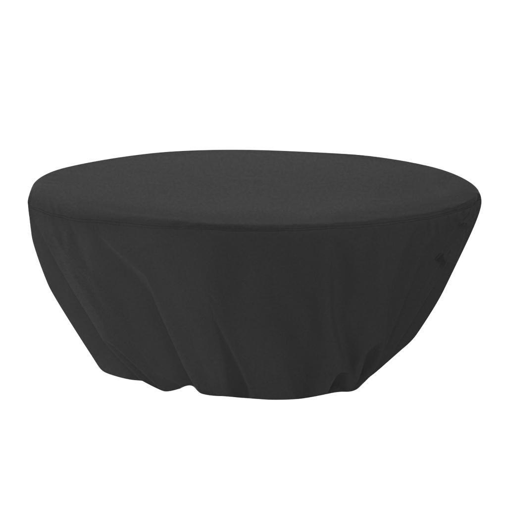 Round Patio Table Cover Balcony Garden Dustproof Drawstring Closure Round Table Cover - Black
Round Patio Table Cover Balcony Garden Dustproof Drawstring Closure Round Table Cover - Black