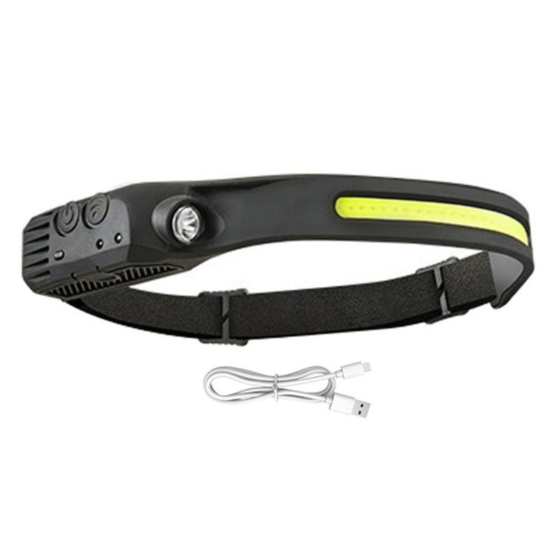 Motion Sensors Control Watertight Headlamps Camping Running Fishing Head Torch, Rechargeable Headlight LED Headtorch
Motion Sensors Control Watertight Headlamps Camping Running Fishing Head Torch, Rechargeable Headlight LED Headtorch