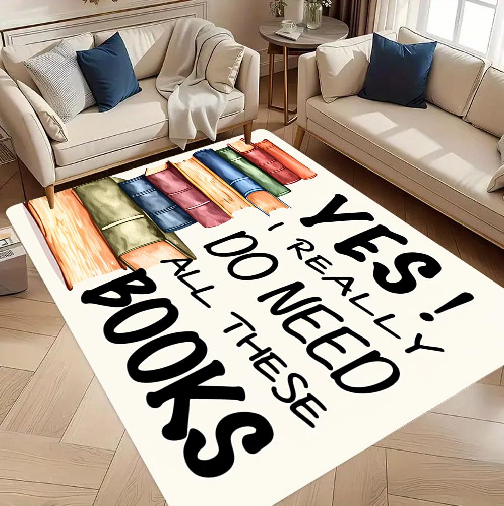 Funny Library Theme Area Rug, Stain Resistant & Non-Slip Floor Mat for Home Office Bedroom Living Room Decor Nordic Carpet 40x60CM
Funny Library Theme Area Rug, Stain Resistant & Non-Slip Floor Mat for Home Office Bedroom Living Room Decor Nordic Carpet 40x60CM