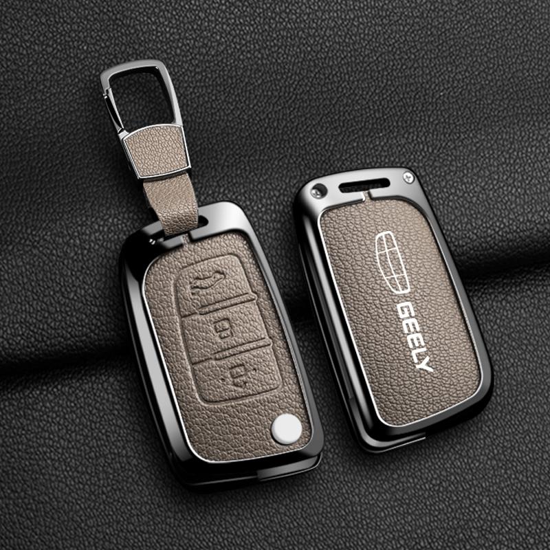 Suitable for Geely GX3 EC7 EC8 GC6 EC715 EC718 Emgrand7 EU7 EC7-RV EC718-RV zinc alloy leather car remote key protection case
Suitable for Geely GX3 EC7 EC8 GC6 EC715 EC718 Emgrand7 EU7 EC7-RV EC718-RV zinc alloy leather car remote key protection case