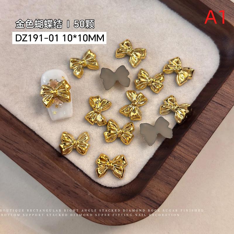 50pcs Gold Silver Brief French Bow Tie Bowknots Ribbon Resin Nail Art Rhinestones Decorations Manicure Imitation Metal Charms
50pcs Gold Silver Brief French Bow Tie Bowknots Ribbon Resin Nail Art Rhinestones Decorations Manicure Imitation Metal Charms