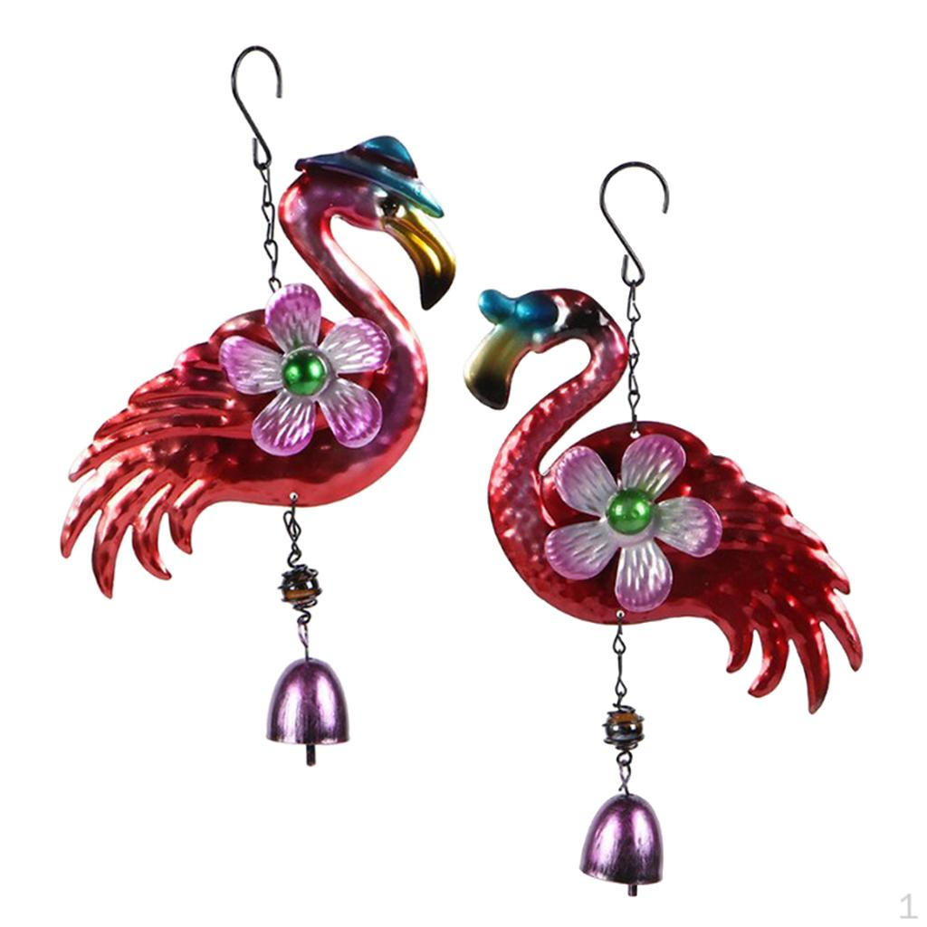 2 Flamingo Wind Chimes Hanging Ornments for Home
2 Flamingo Wind Chimes Hanging Ornments for Home