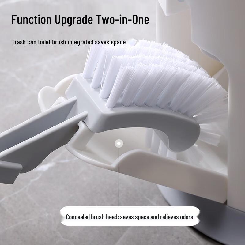 GENFIELD Smart Slim Bathroom Waste Bin with Integrated Toilet Brush
GENFIELD Smart Slim Bathroom Waste Bin with Integrated Toilet Brush